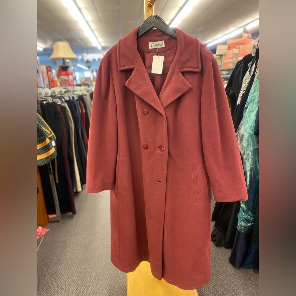 🛍️ Lg Bromleigh red jacket / burgundy